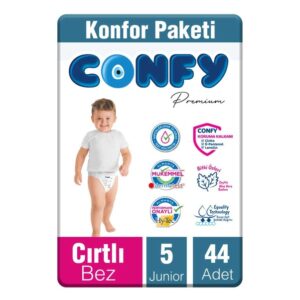 Confy Premium Bebek Bezi 5 Numara Junior 44 Adet