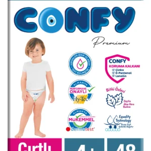 Confy Premium Bebek Bezi 4 Beden Maxi Plus 48 Adet